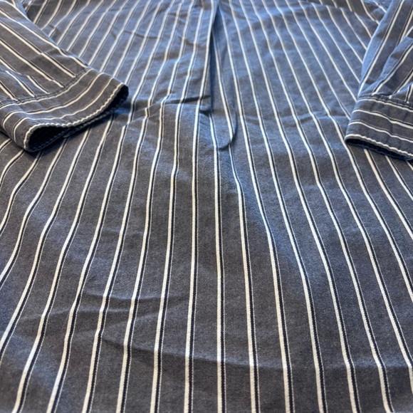 Timberland Men's Blue Striped Button Down Shirt - Picture 10 of 12